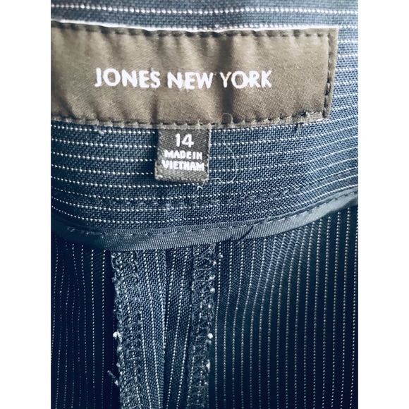 Jones New York Navy and white  pinstripe size 14 - Picture 8 of 8